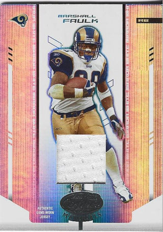Marshall Faulk 2004 Donruss Game Worn Jersey Card 185/250