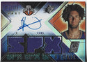 Robin Lopez 2008 Upper Deck Autographed Rookie Relic Card 82/599 #158
