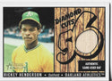 Rickey Henderson 2003 Topps Game Used Bat Card #DC-RH