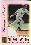 George Brett 2003 Topps Game Worn Jersey Card #TR-GB