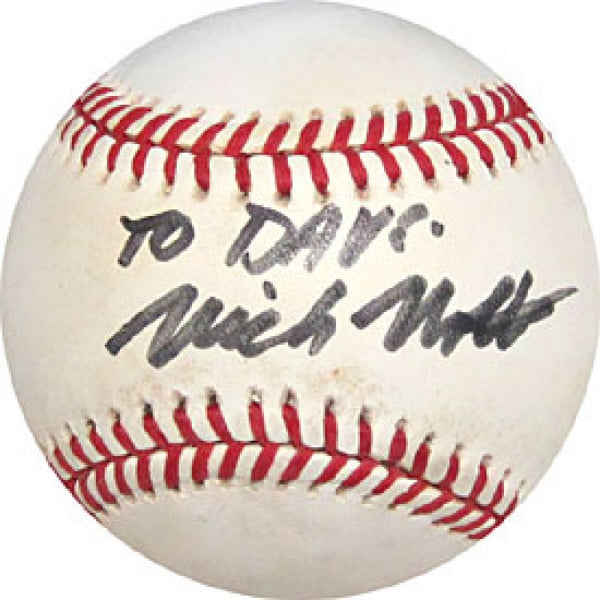Nick Nolte Autographed / Signed Baseball