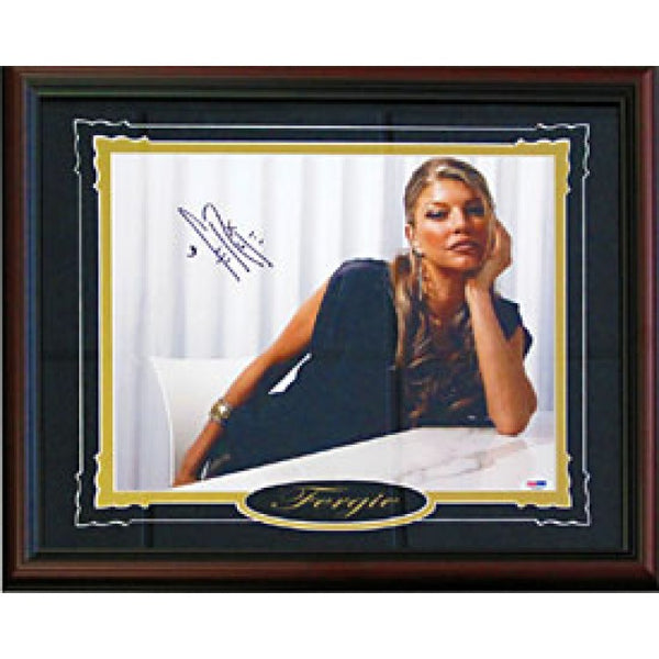 Fergie Autographed / Signed Framed 11x14 Photo (PSA/DNA)
