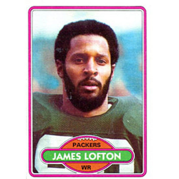 James Lofton Unsigned 1980 Topps Card