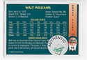 Walt Williams 1992 Front Row #94 Autograph Draft Picks Card