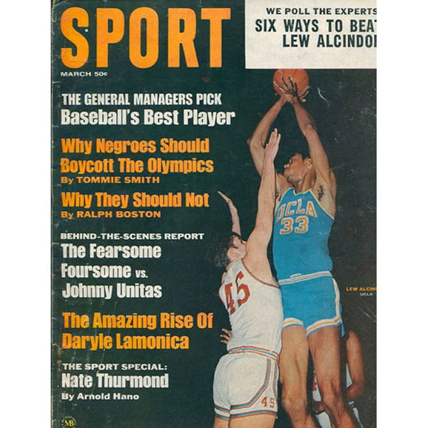 Kareem Abdul-Jabbar March 1968 Sport Magazine