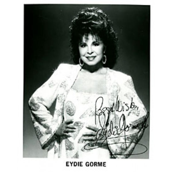 Eydie Gorme Autographed / Signed Black & White 8x10 Photo