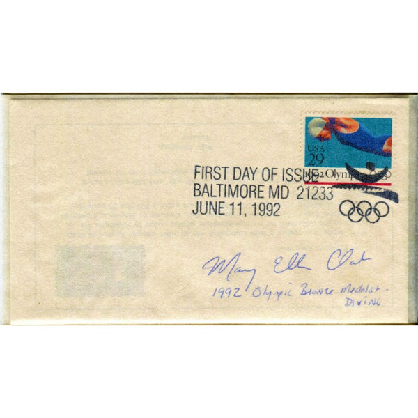 Mary Ellen Clark Autographed First Day Cover