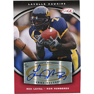 Lavelle Hawkins Autographed/Signed 2008 Sage Card