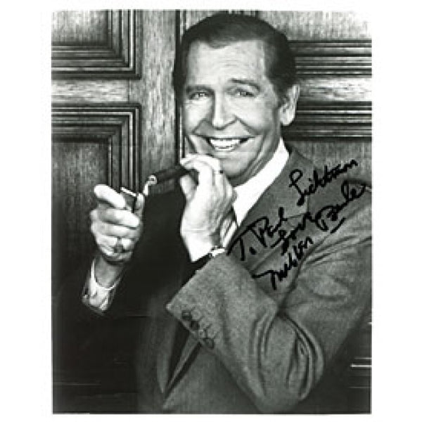 Milton Berle Autographed / Signed Black & White Celebrity 8x10 Photo