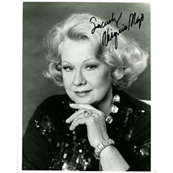 Virginia Mayo Autographed / Signed Black & White 8x10 Photo