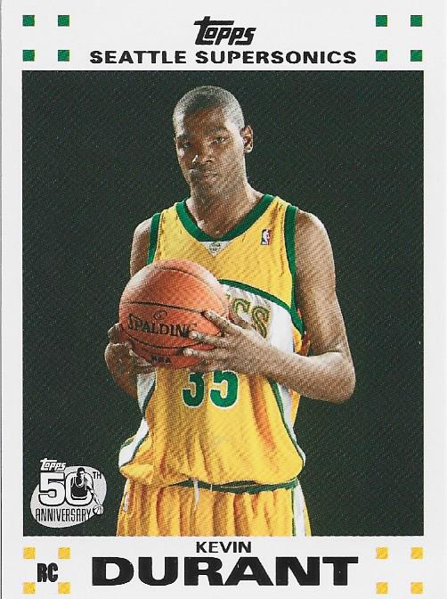 Kevin Durant Topps Rookie Card