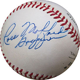 Rose Moffart Autographed / Signed Baseball