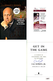 Cal Ripken Jr. Autographed / Signed Get in the Game Book (James Spence)
