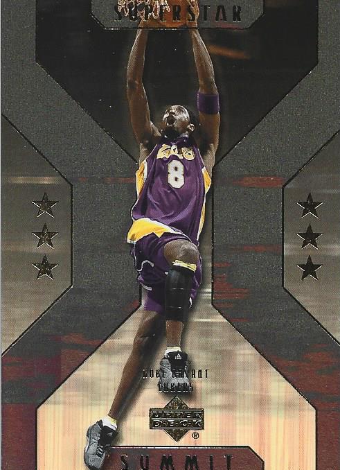 Kobe Bryant 2002 Superstar Summit Upper Deck Card