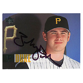 Zach Duke Autographed/Signed 2006 Upper Deck Rookie Card