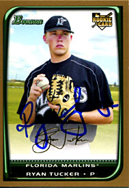 Ryan Tucker Autographed / Signed 2008 Bowman Baseball Card