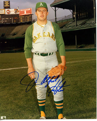 Jim Catfish Hunter Autographed / Signed Oakland Athletics 8x10 Photo