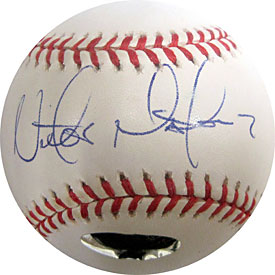 Victor Martinez Autographed / Signed Baseball (JMI)