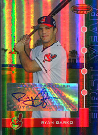 Ryan Garko Autographed / Signed 2005 Topps Bowman's Best Baseball Card
