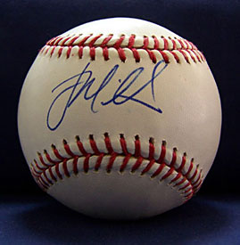Jason Michaels Autographed / Signed Baseball