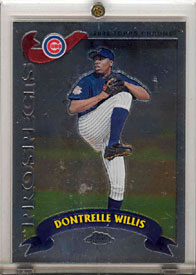Dontrelle Willis 2002 Topps Chrome ROOKIE Card #T262