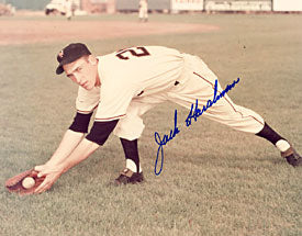 Jack Harshman Autographed / Signed Baseball 8x10 Photo
