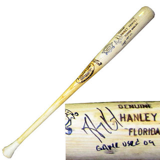Hanley Ramirez Autographed / Signed 2009 Game Used Louisville Slugger Bat