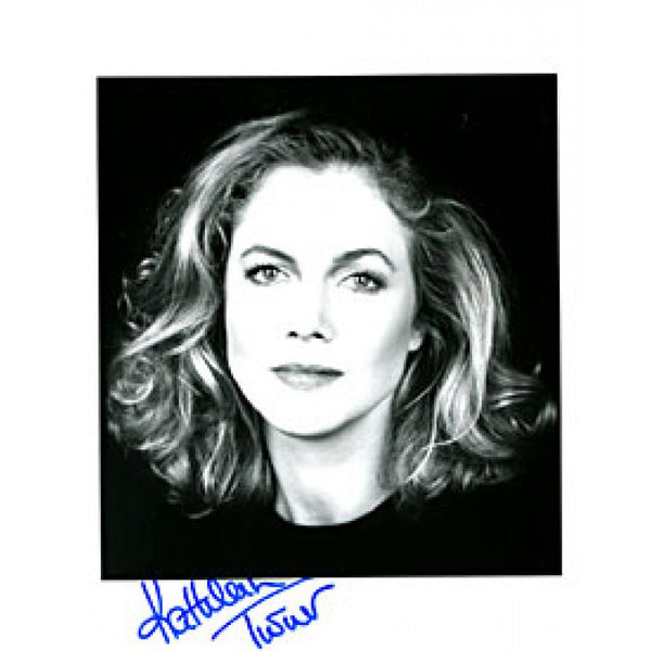 Kathleen Turner Autographed / Signed Black & White 8x10 Photo