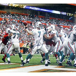 Chad Henne Autographed / Signed Passing 16x20 Photo - Miami Dolphins