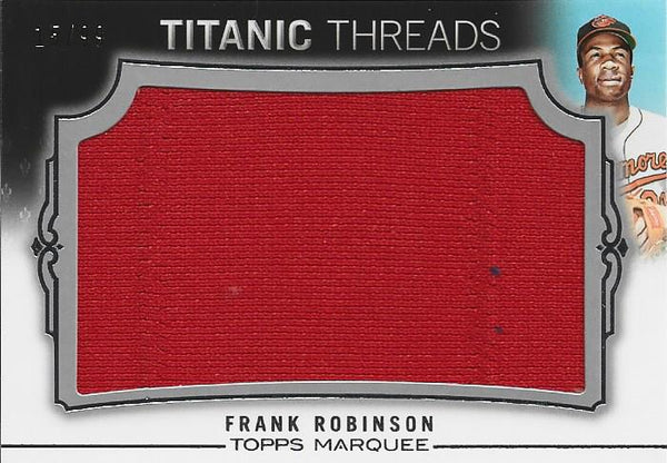 Frank Robinson 2011 Topps Relic Card #15/99