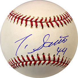 Takashi Saito Autographed / Signed Baseball (James Spence Authenticated)