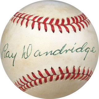 Ray Dandridge Autographed / Signed Bartlett Giamatti National League Baseball (JSA)