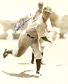 John Sain Autographed / Signed Black & White Boston Braves Baseball 8x10 Photo