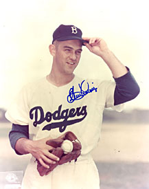 Clem Labine Autographed / Signed Brooklyn Dodgers 8x10 Photo