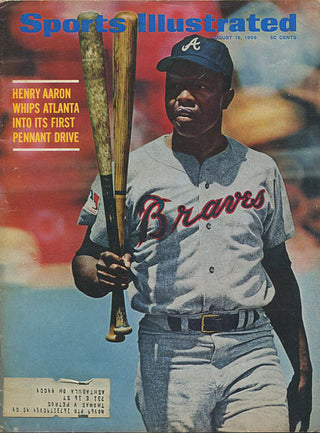 Hank Aaron 1969 Sports Illustrated Magazine