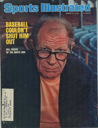 Bill Veeck 1976 Sports Illustrated Magazine