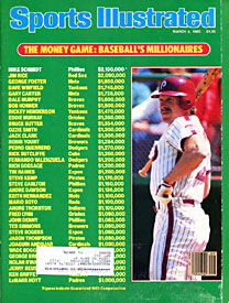 Mike Schmidt Unsigned Sports Illustrated Magazine - March 4 1985