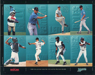1996 Marlins 8x10 Card Set