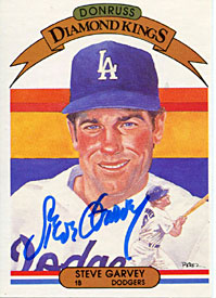 Steve Garvey Autographed/Signed 1982 Donruss Card