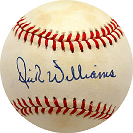 Dick Williams Autographed / Signed Baseball
