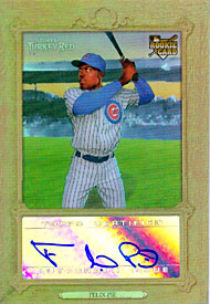 Felix Pie Autographed / Signed 2007 Topps Turkey Red Refractor Card