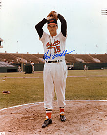 Hoyt Wilhelm Autographed / Signed Baltimore Orioles Baseball 8x10 Photo