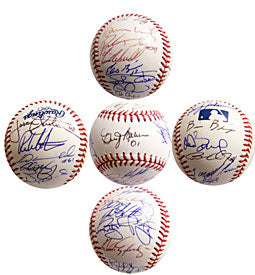 2001 San Francisco Autographed /Signed Team Baseball