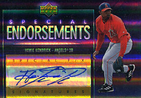 Howie Kendrick Autographed / Signed 2006 UpperDeck SE-KE Baseball Card