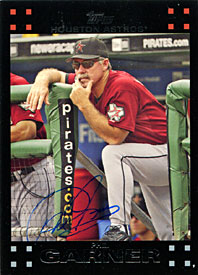 Phil Garner Autographed / Signed 2007 Topps No.259 Houston Astros Baseball Card