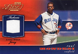 Raul Mondesi 2002 Playoff Piece of the Game Card #POG-69 - LE 25/250