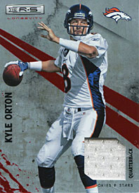 Kyle Orton 2010 Panini Rookies & Stars Jersey Patch Card