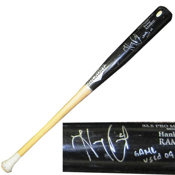 Hanley Ramirez Autographed / Signed 2009 Game Used Old Hickory Bat