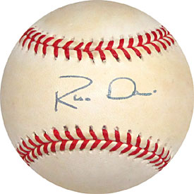 Russell Davis Autographed / Signed Baseball