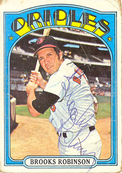 Brooks Robinson Autograph/Signed Card